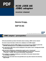 SAP XI 3.0 - JDBC - Receiver