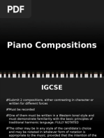 Piano Compositions