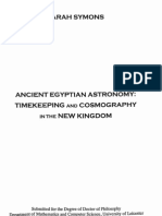 Ancient Egyptian Astronomy - Sarah Symons 1999 Thesis