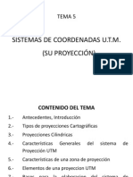 Tema 5 Sistemas de Coordenadas UTM