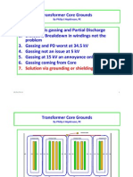 Transformer Gassing and Core Grounds