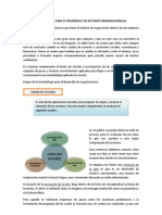 Metodologia para El Desarrollo de Estudios Organizacionales