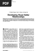 Dwyer, F. R., Schurr, P. H., & Oh, S. (1987) - Developing Buyer-Seller Relationships