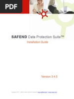 Safend Data Protection Suite 3.4.5 Installation Guide