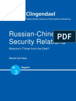 Russia China Security Relations