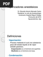 Vaporizadores Anestésicos