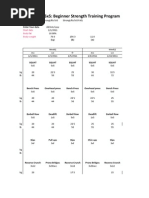 Stronglifts 5x5