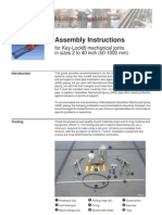 Assembly Instruction Key Lock Mexhanical Joints in Sizes 2 To 40 Inch (50-1000 MM) - FP161A