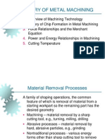 Theory of Metal Machining