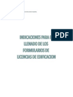 Como Llenar Licencia de Construccion PDF