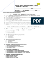 PRUEBA DE COMPRENSION DEL MEDIO Y CIENCIAS NATURALES 3° BÁSICO Fila C