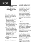 Process and Instrumentation Diagram Development