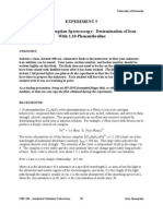 Determination of Iron With 1,10-Phenanthroline