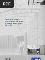 General Technical Specifications For Rubb Buildings and Shelters