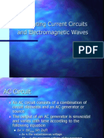 Alternating Current Circuits and Electromagnetic Waves