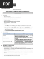 Lima, 08 de Agosto de 2012 PROCESO CAS #0120-2012 Convocatoria para La Contratación Administrativa de Servicios de