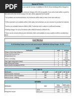 Complete Rate Card in English