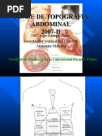 2da Clase Abdomen - Topografia Abdominal - Dr. Enriquez