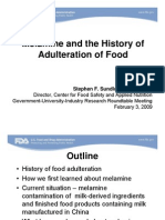 Melamine and The History of Adulteration of Food