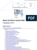 Bases de Datos Con Visual Basic Usando DAO