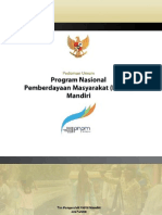 Pedoman Umum PNPM Mandiri