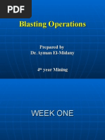 Blasting Operations