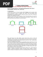 Design of Portal Frames: by Dr. G.S.Suresh, Professor, Civil Engineering Department, NIE, Mysore