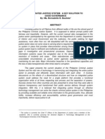 Integrated Justice System: A Key Solution To Good Governance By: Ma. Bernadette B. Bautista