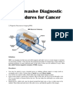 Non-Invasive Procedure For Cancer