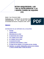 Juan Fernando Sellés - Los Hábitos Adquiridos Segun Tomás de Aquino - II