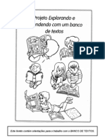 Projeto Explorando e Aprendendo Com Um Banco de Textos Parte 1