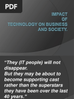 Impact of Technology On Business