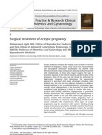 Surgical Treatment of Ectopic Pregnancy