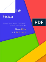 Appunti Di Fisica (Classe Terza)