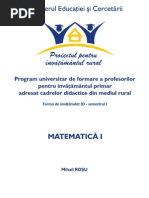 4.matematica I PIR M Rosu