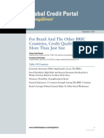 For Brazil and The Other BRIC Countries, Credit Quality Is About More Than Just Size