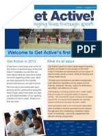 Get Active Newsletter Aug 2013