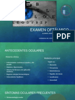 Examen Oftálmico