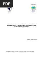 Incidencia de La Música en El Desarrollo de Las Habilidades Lectoras.