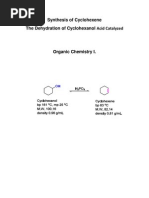 Synthesis of Cyclohexene Lab Report