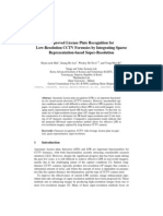 License Plate Recognition For Low-Resolution CCTV Forensics by Integrating Sparse Representation-Based Super-Resolution