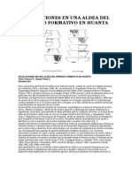 Excavaciones en Una Aldea Del Periodo Formativo en Huanta