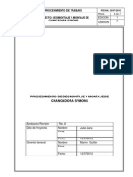 Procedimiento Chancadora