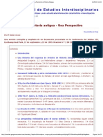 Sociedad de Estudios Interdisciplinarios - A Perspective - La Revisión de La Historia Antigua