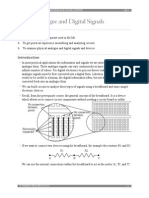 Lab 1 - Analogue and Digital Signals: Objective