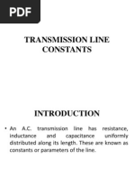 Transmission Line Constants