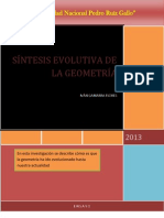 Sintesis Evolutiva de La Geometría