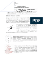 Guía de Trabajo Configuración Electrónica II Medio Química