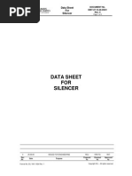 Data Sheet For Silencer PDF