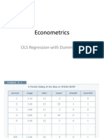 Regression With Dummy Variables Econ420 1